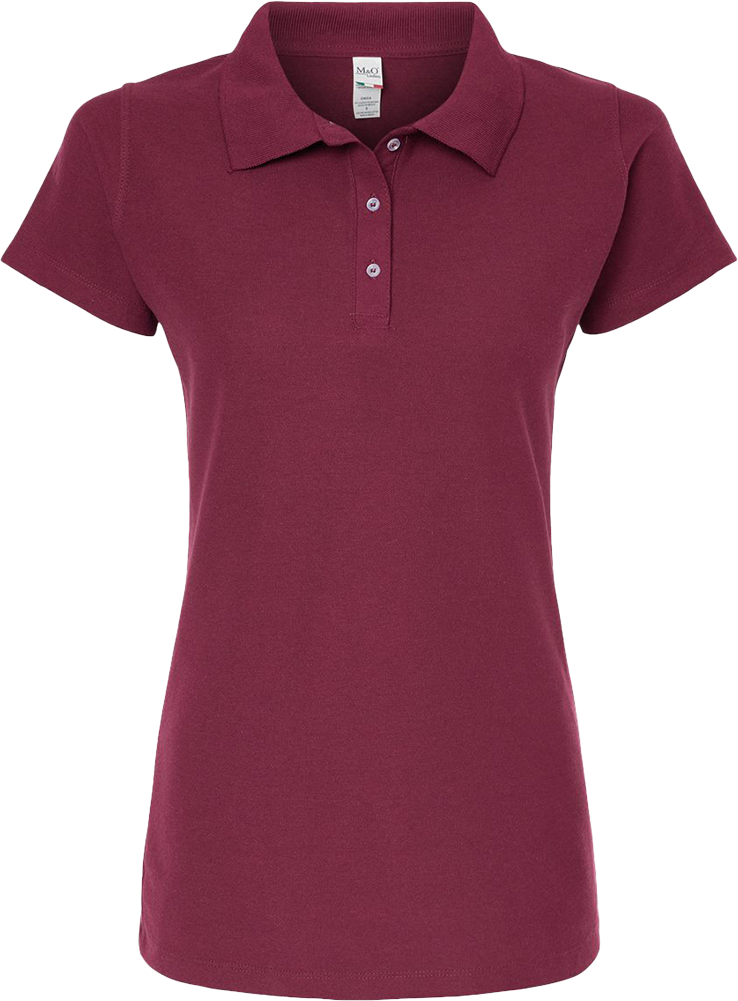 M&O Women's Soft Touch Polo