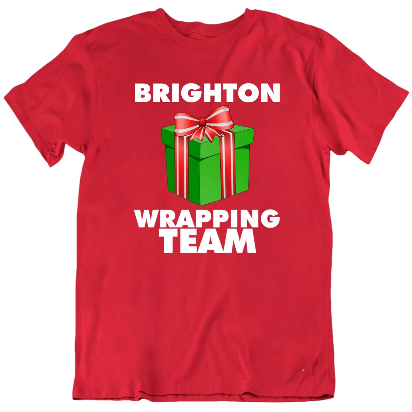 Customizable Christmas Wrapping Team Custom Name Personalized Premium Quality Unisex Gift T Shirt