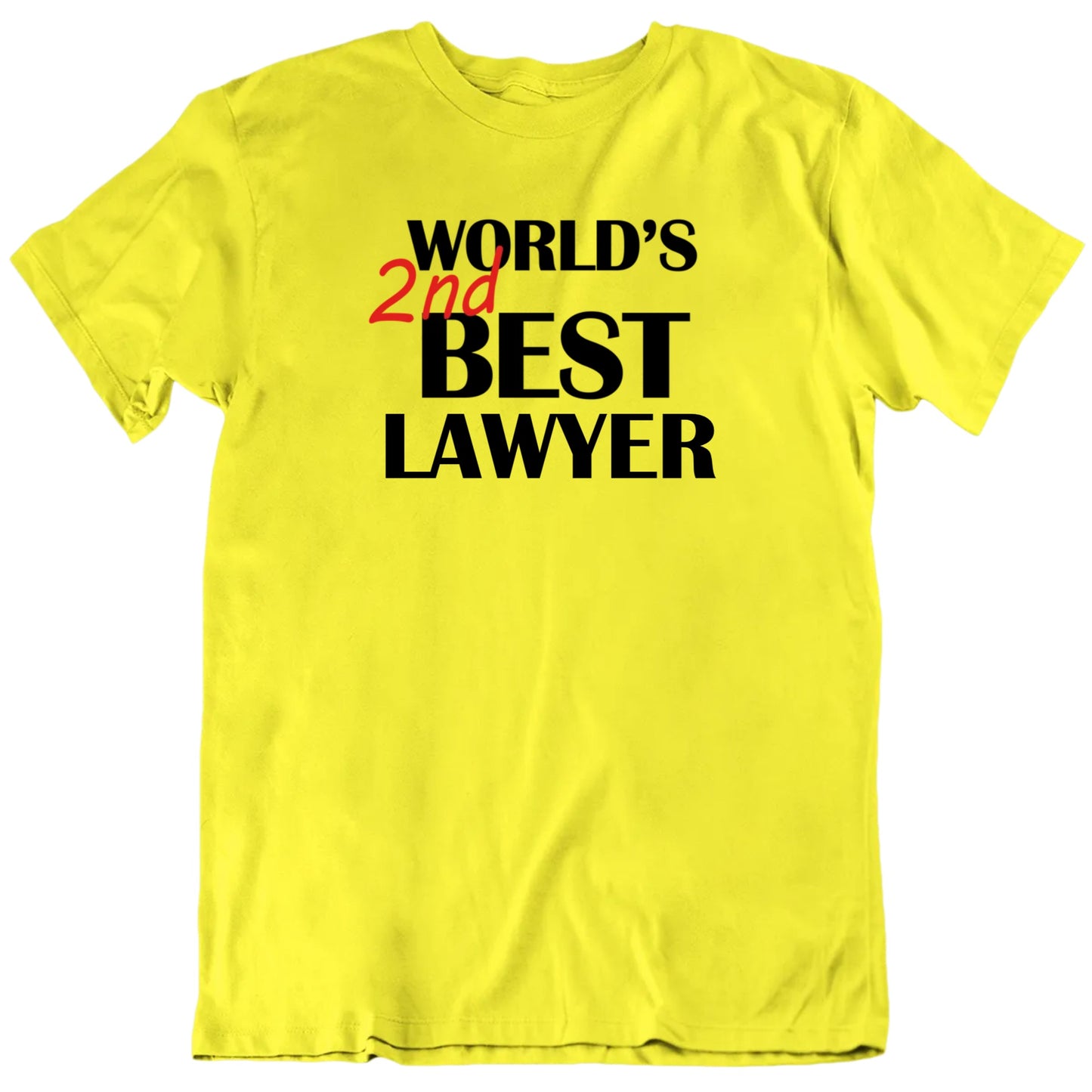 Customizable World's Second Best Worker Custom Occupation Job Title Premium Quality Unisex Gift T shirt