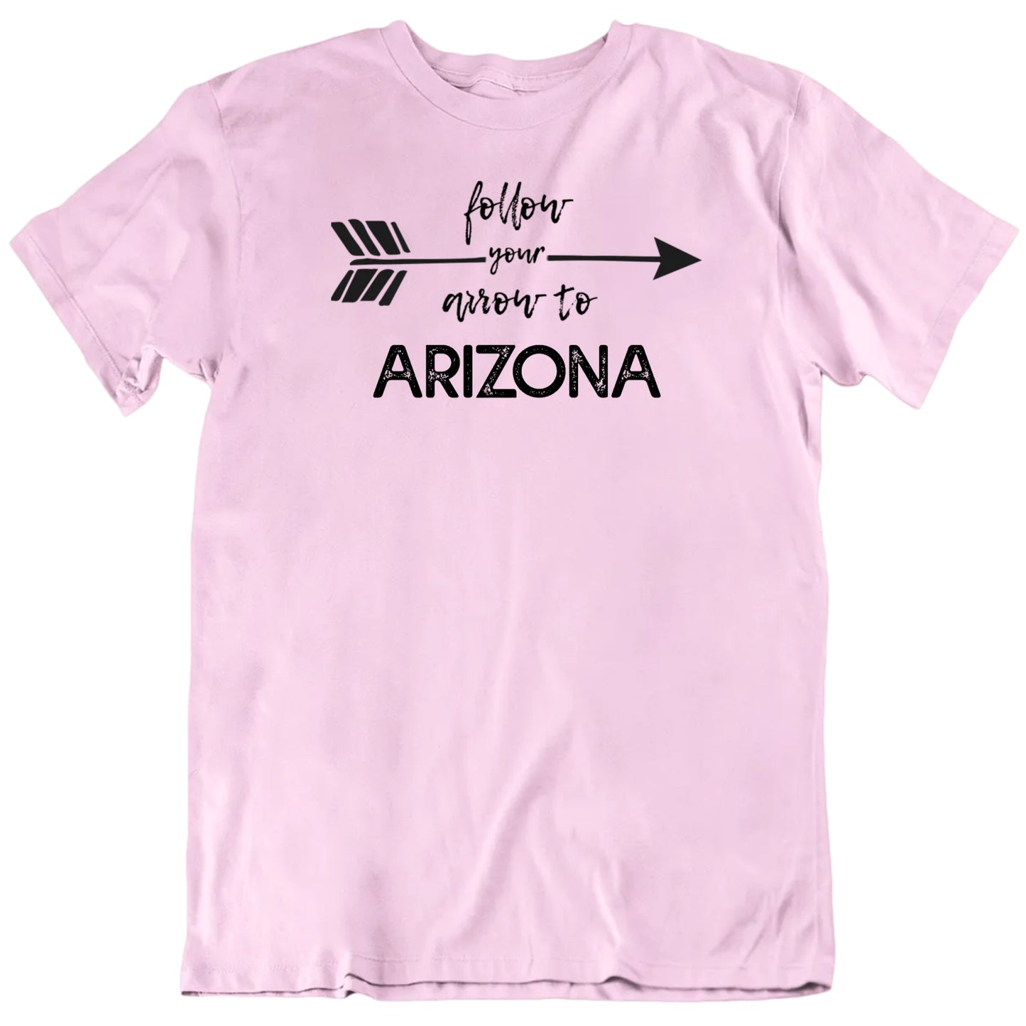 Customizable Follow Your Arrow To Your Favorite Place Custom Personalized Gift Unisex T shirt