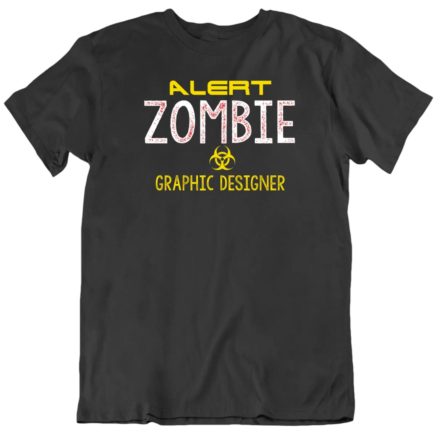 Customizable Zombie Alert Custom Occupation Job Title Personalized Halloween Premium Quality Unisex Gift T Shirt