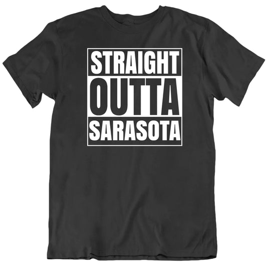 Customizable Straight Outta Custom City Places States Country Personalized Gift Unisex T shirt