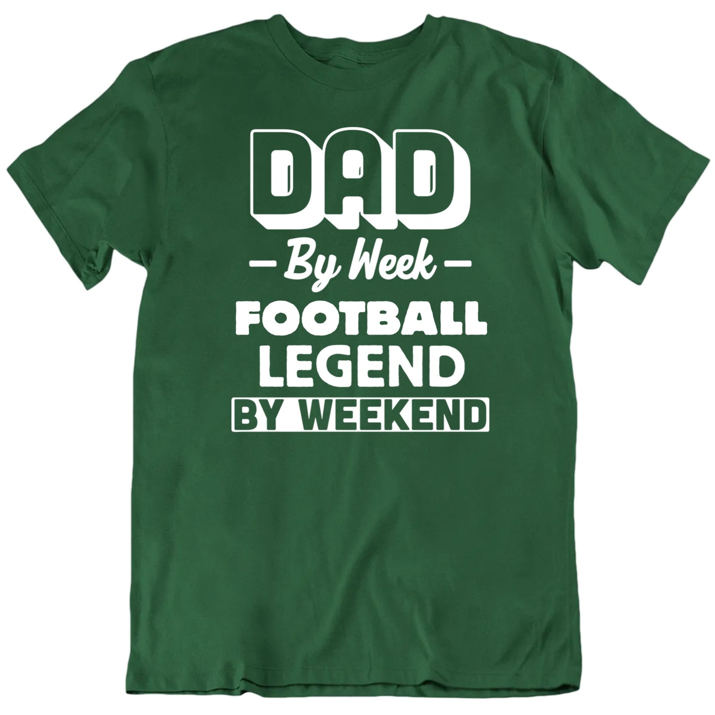 Customizable Dad by Week Custom Sport Legend by Weekend Father's Day Premium Quality Unisex Gift T Shirt