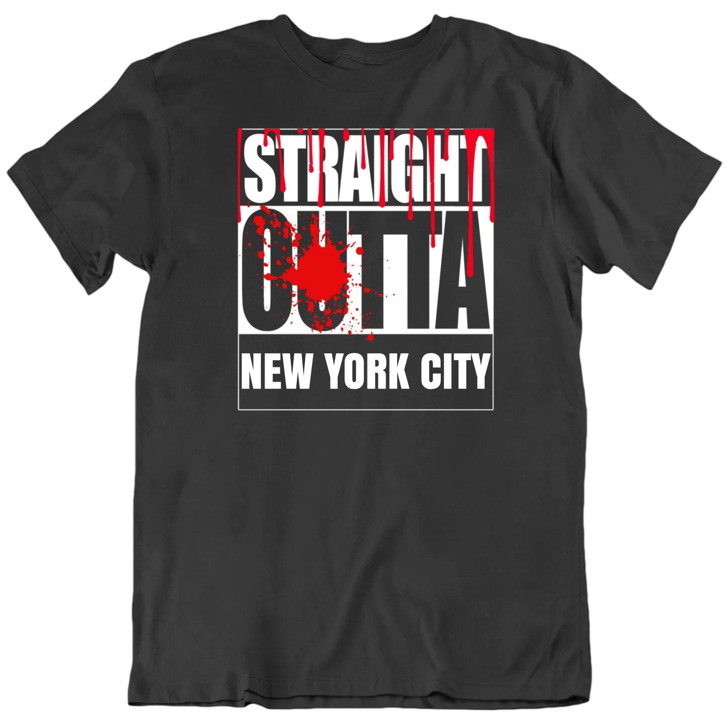 Customizable Straight Outta Bloody Custom City Halloween Personalized Premium Quality Unisex Gift T Shirt