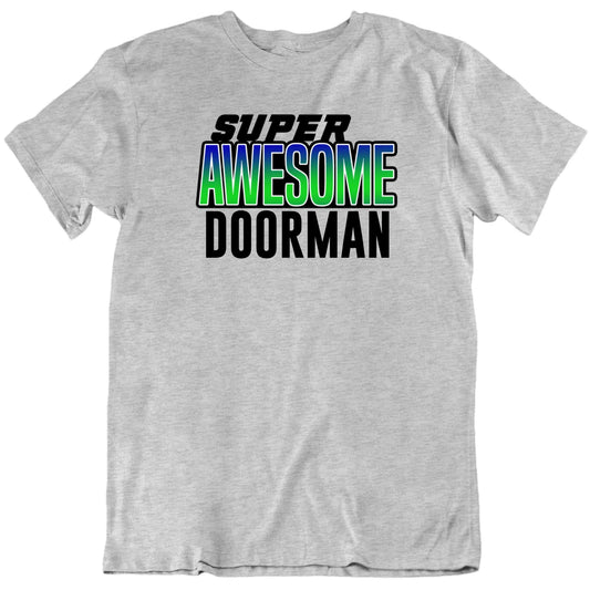 Customizable Super Awesome Worker Custom Occupation Job Title Premium Quality Unisex T shirt