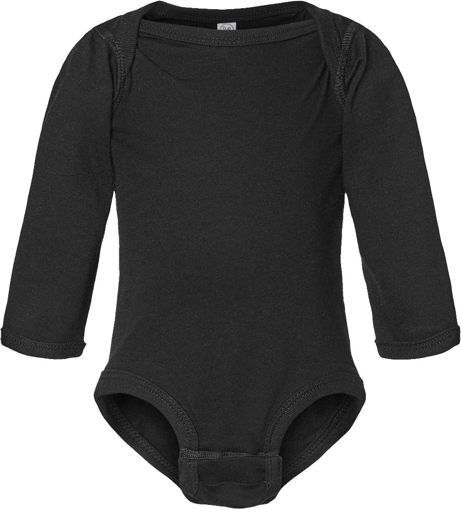 Rabbit Skins Infant Fine Jersey Long Sleeve Bodysuit