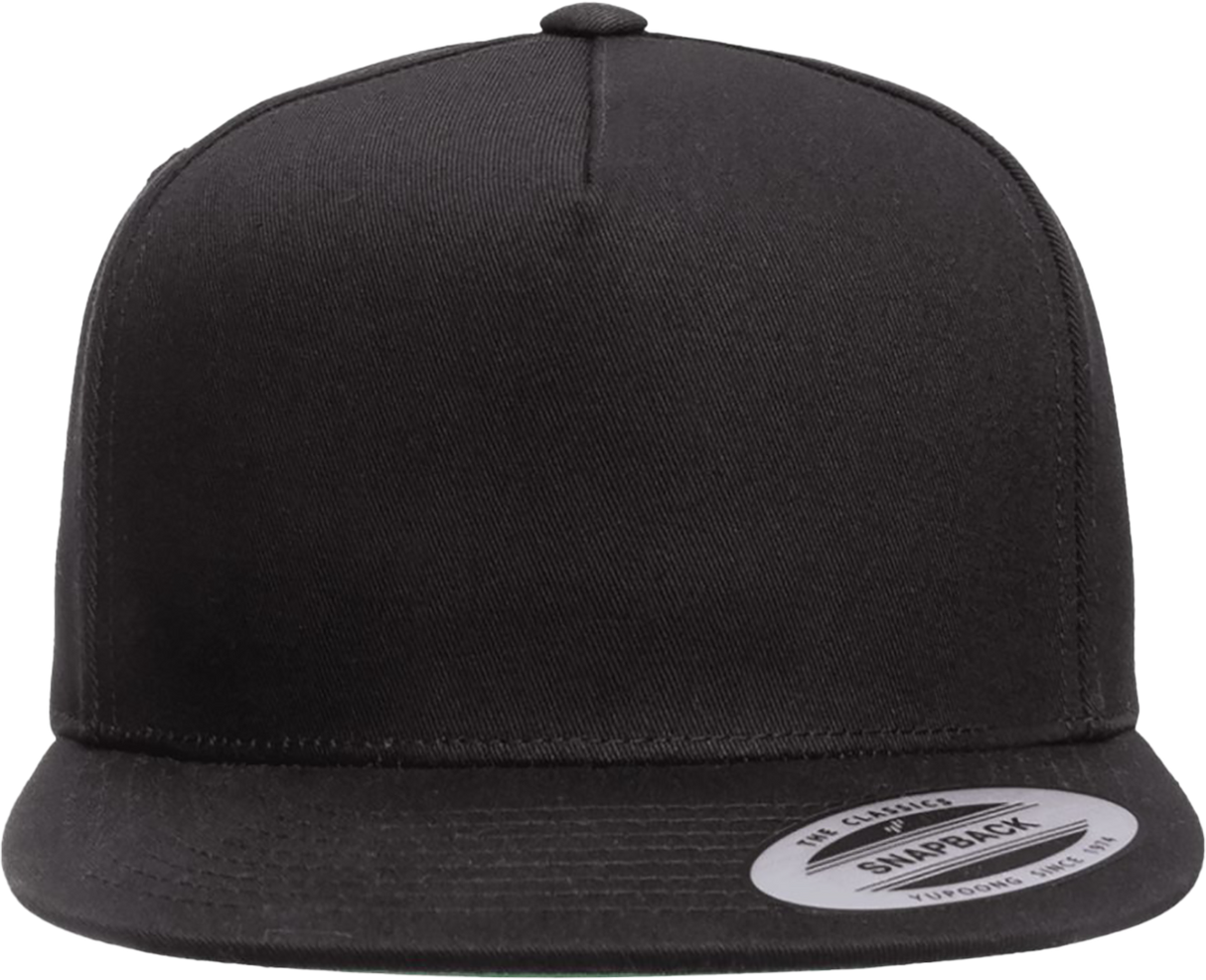 YP Classics Five-Panel Cotton Twill Snapback Cap