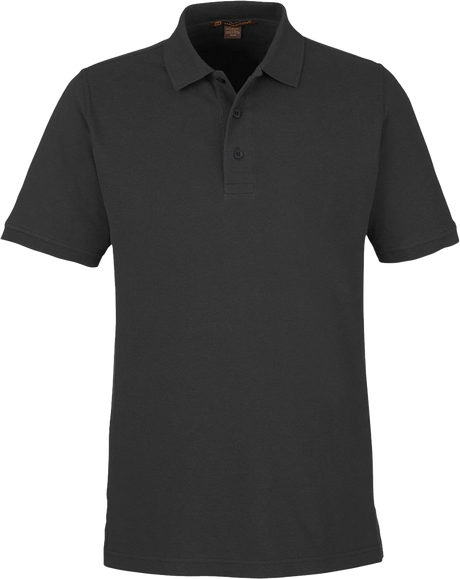 Harriton Men's Valiant Cotton Snag Protect Polo