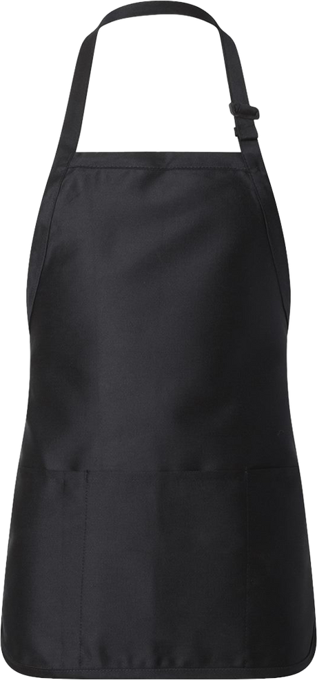 Q-Tees Full-Length Apron with Pouch Pocket