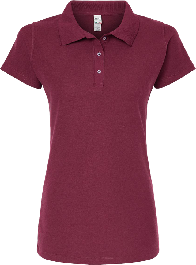 M&O Women's Soft Touch Polo