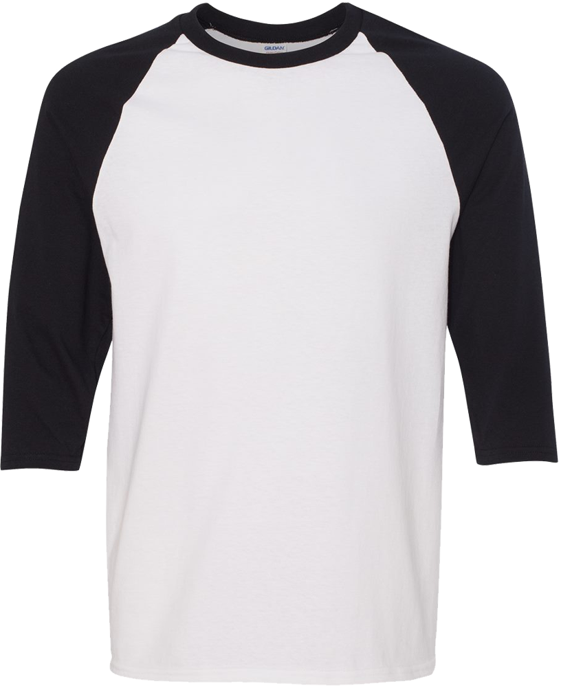 Gildan Unisex Heavy Cotton Raglan Three-Quarter Sleeve T-Shirt