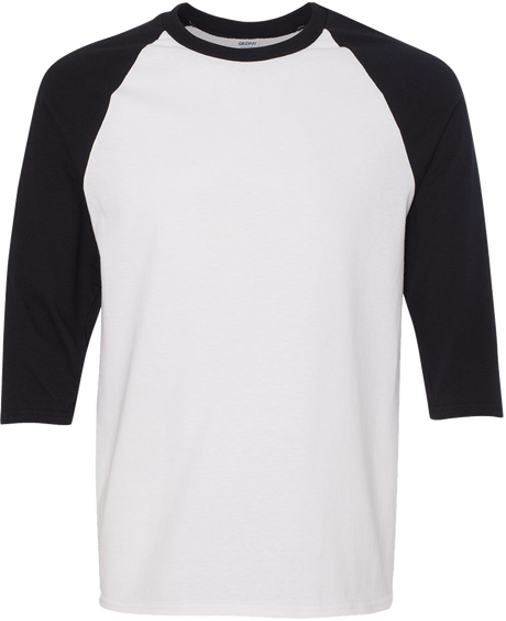 Gildan Unisex Heavy Cotton Raglan Three-Quarter Sleeve T-Shirt