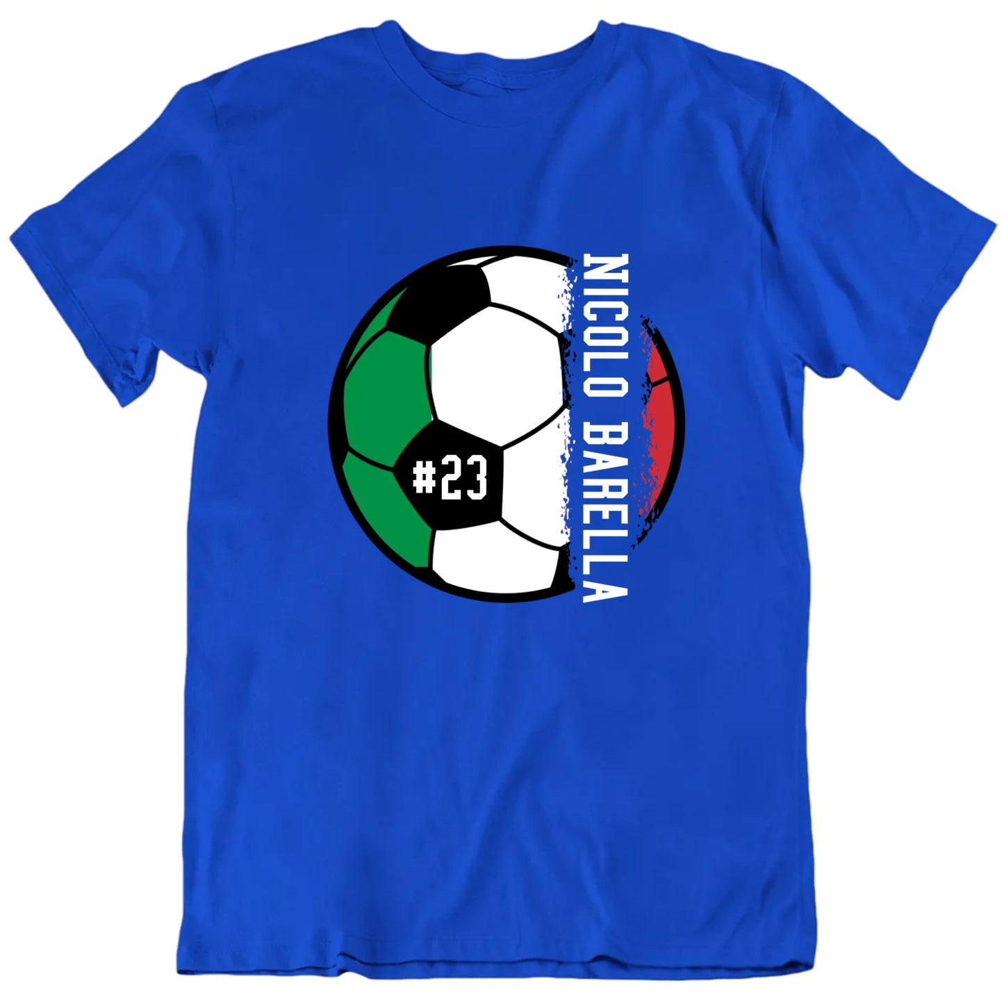 Euro Cup Football Player Customizable Name Number T Shirt