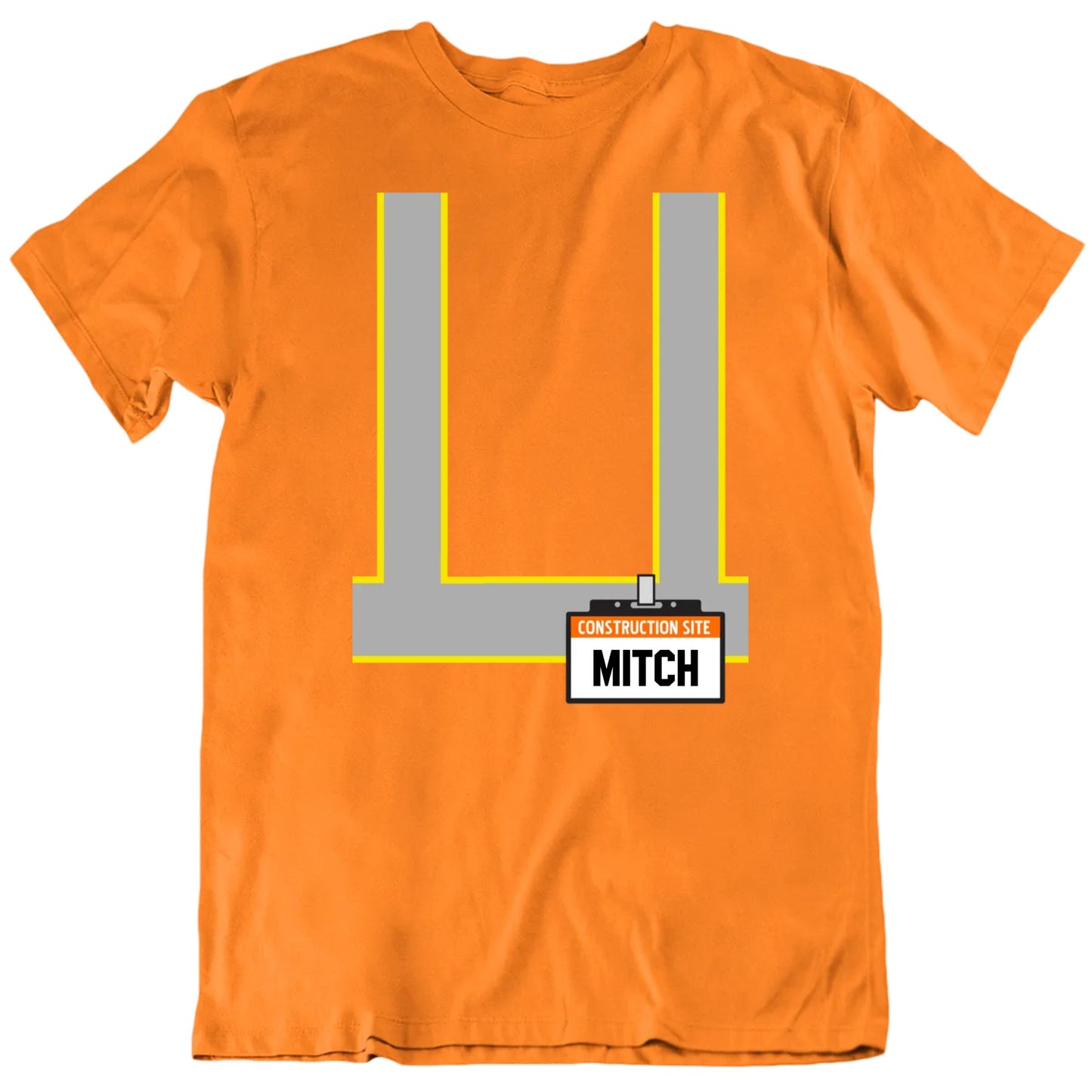 Personalized Construction Worker Name Halloween Costume Premium Quality T Shirt