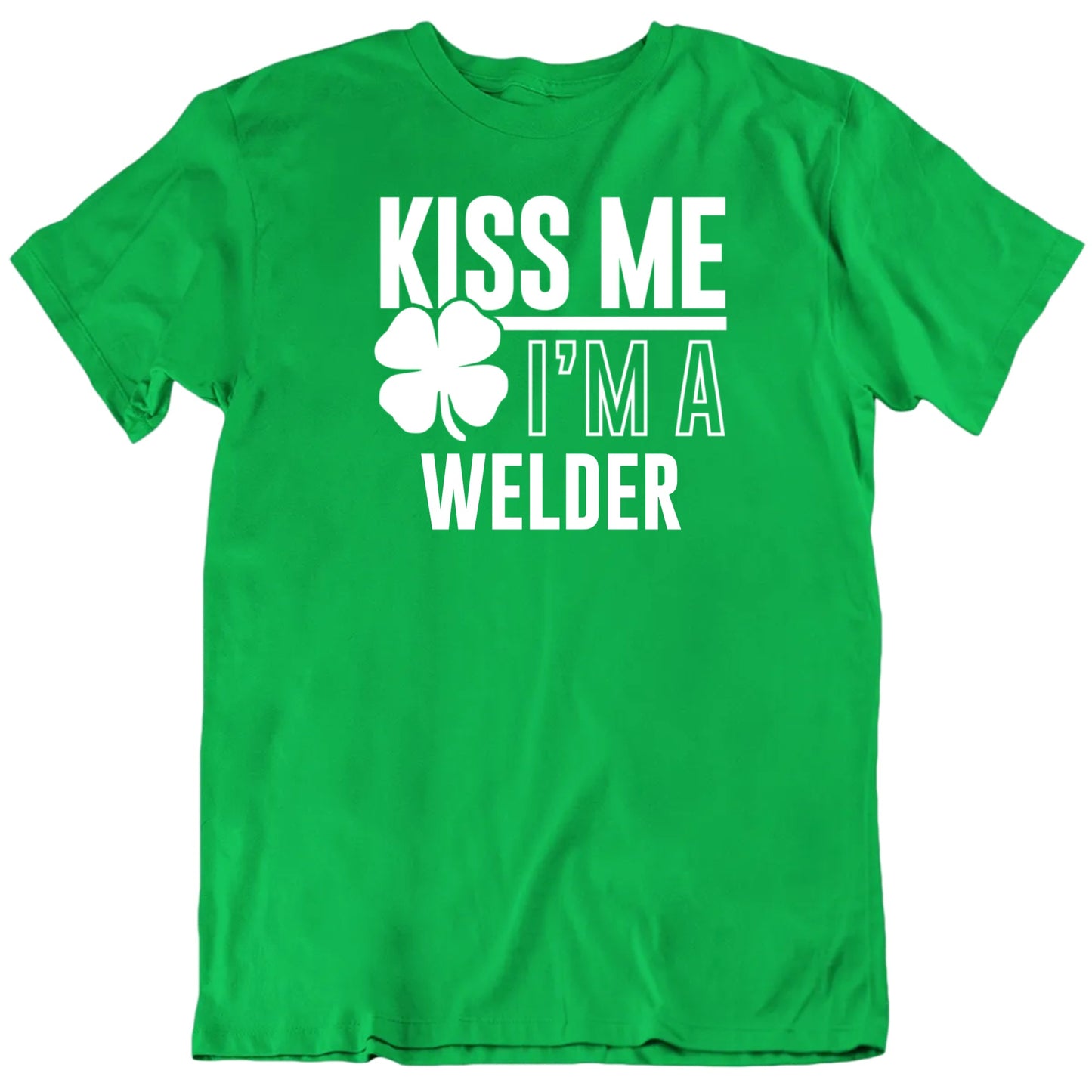 Customizable Kiss Me I'm A Worker Custom Occupation Personalized Quality Cotton Gift St Patricks Day Unisex T Shirt