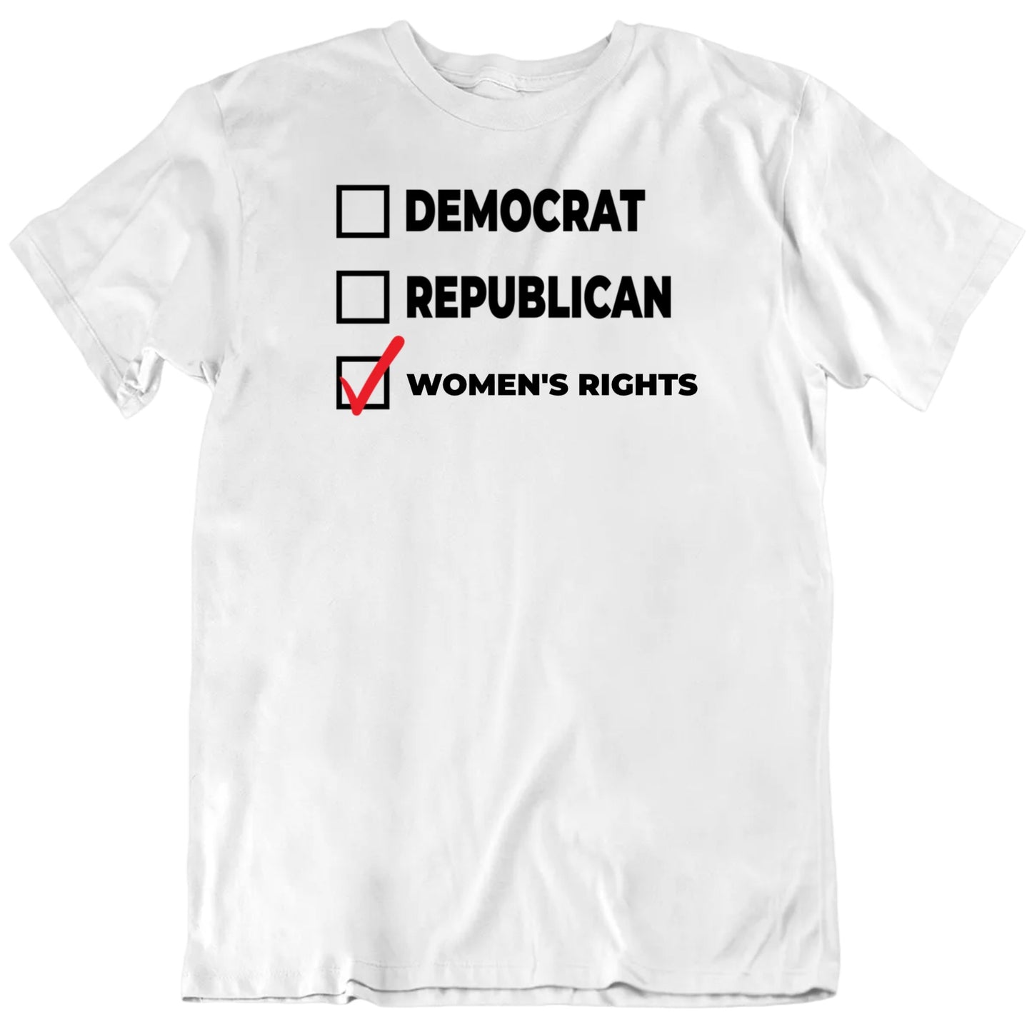 Custom Voting Check Boxes Candidate's Name, Favorite Things For President Personalized Premium Quality Unisex Gift T Shirt