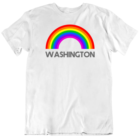 Customizable Rainbow Pride Custom City Premium Quality Personalized Gift Unisex T shirt